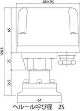 SPS-18SEF3の外形図